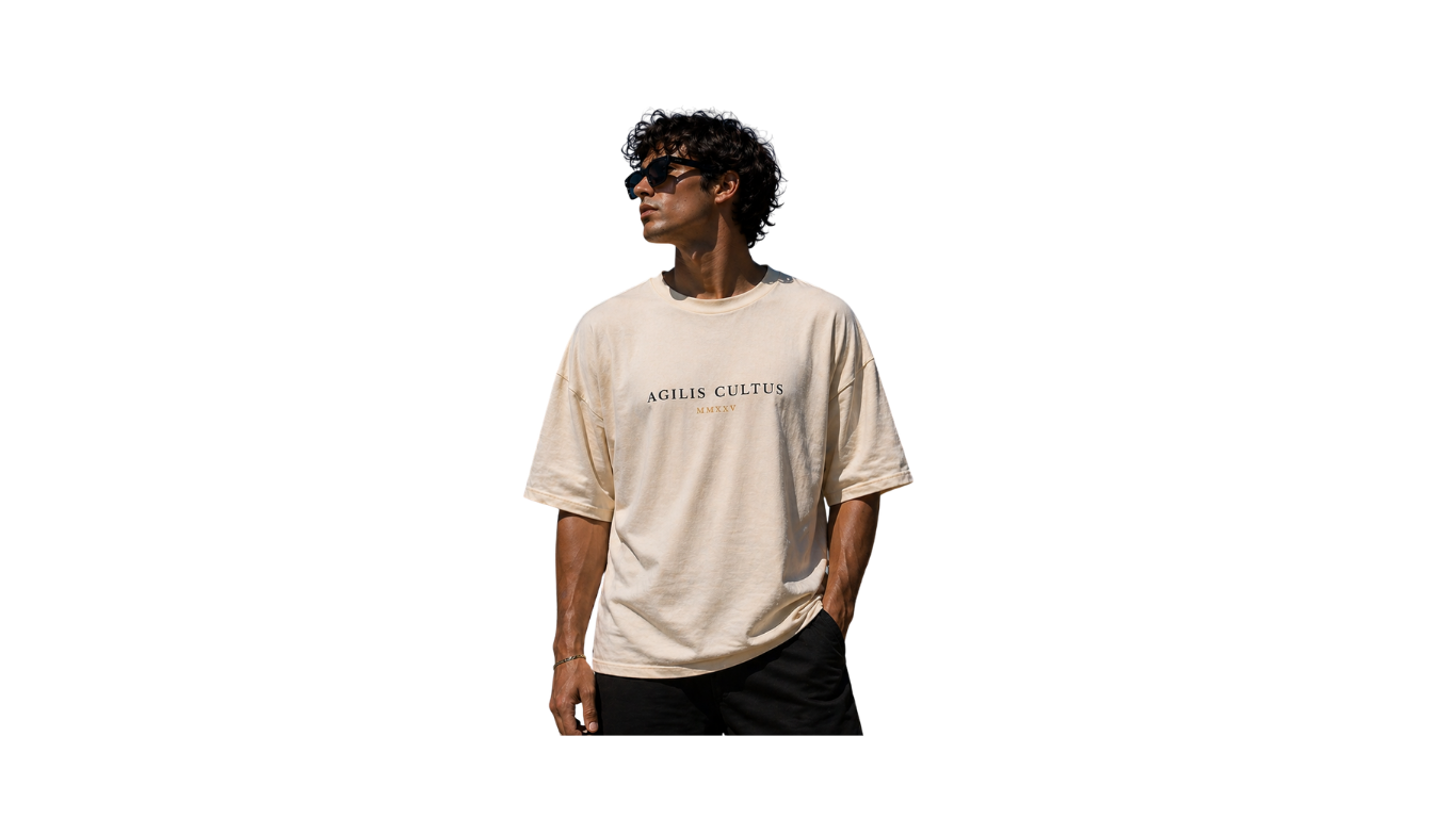 AC Heavyweight Oversized Tee — Faded Minimal