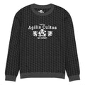 Classic Fit Knitted Crew Neck Sweater — front view, structured classic fit with a soft knit texture and clean crew neckline, by Agilis Cultus